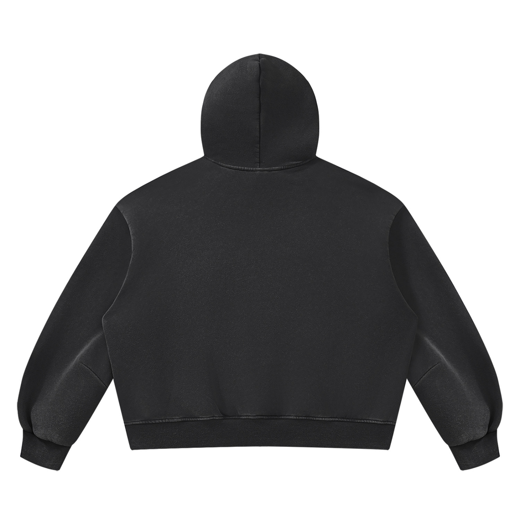 Classic Vintage Wash Boxy Fleece Hoodie