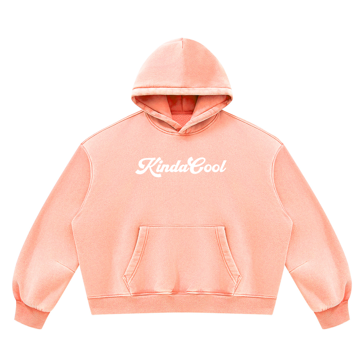 Classic Vintage Wash Boxy Fleece Hoodie