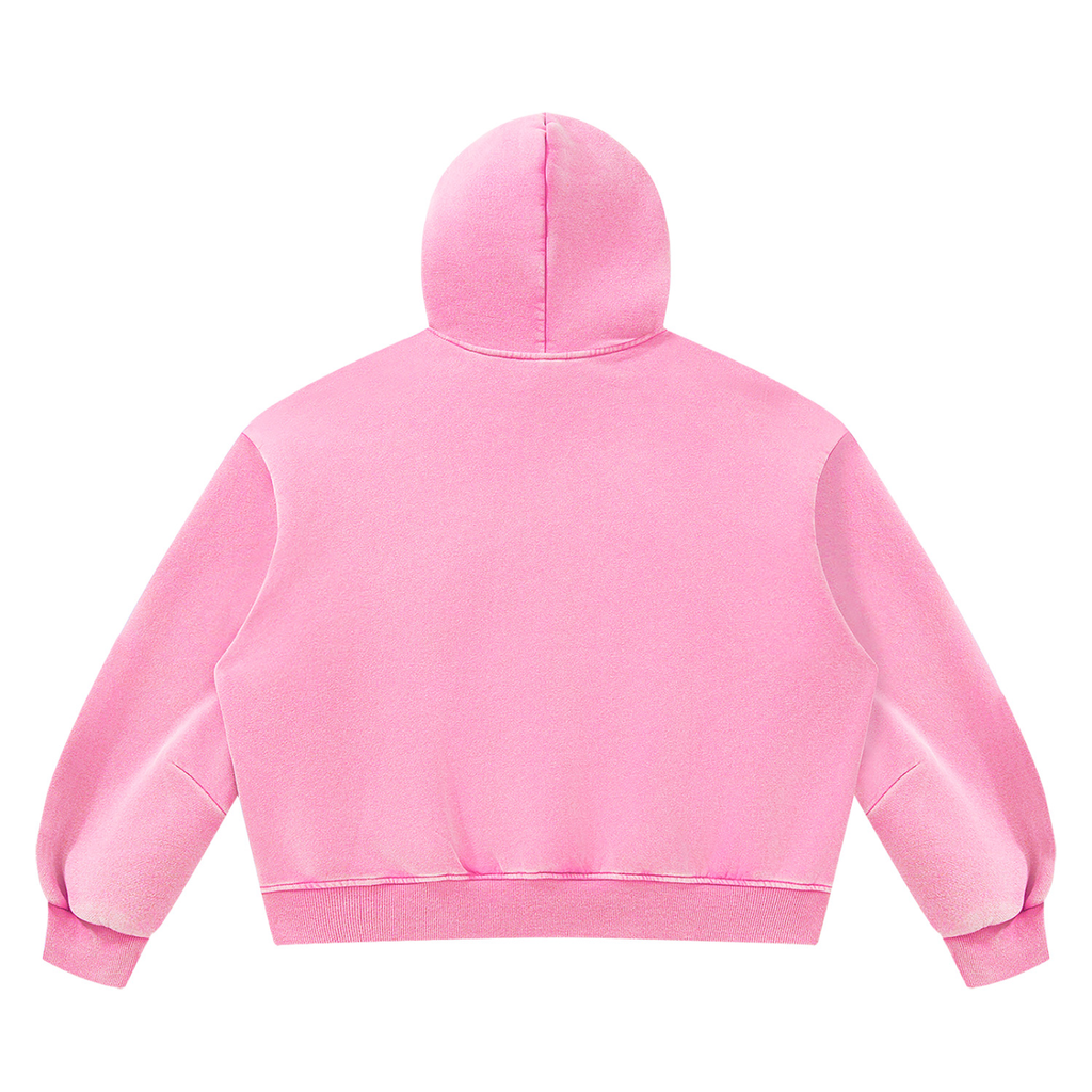 Classic Vintage Wash Boxy Fleece Hoodie