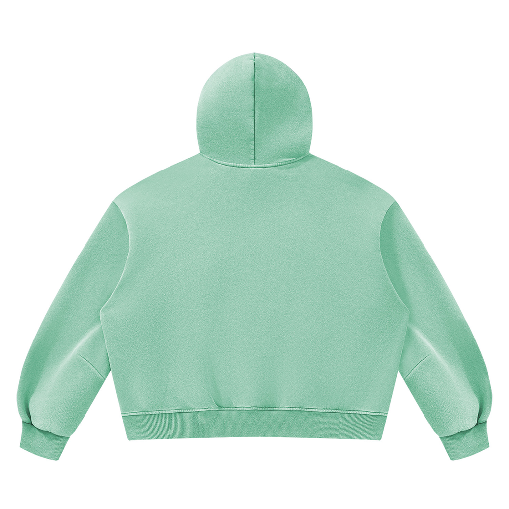 Classic Vintage Wash Boxy Fleece Hoodie