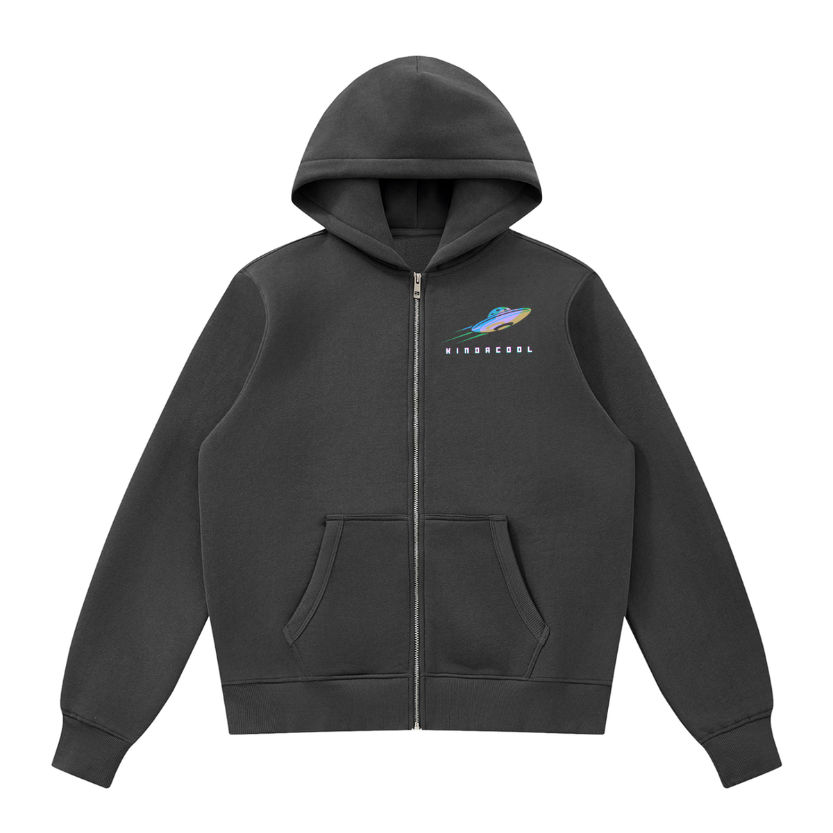 Spaceship Fleece Full Zip Hoodie