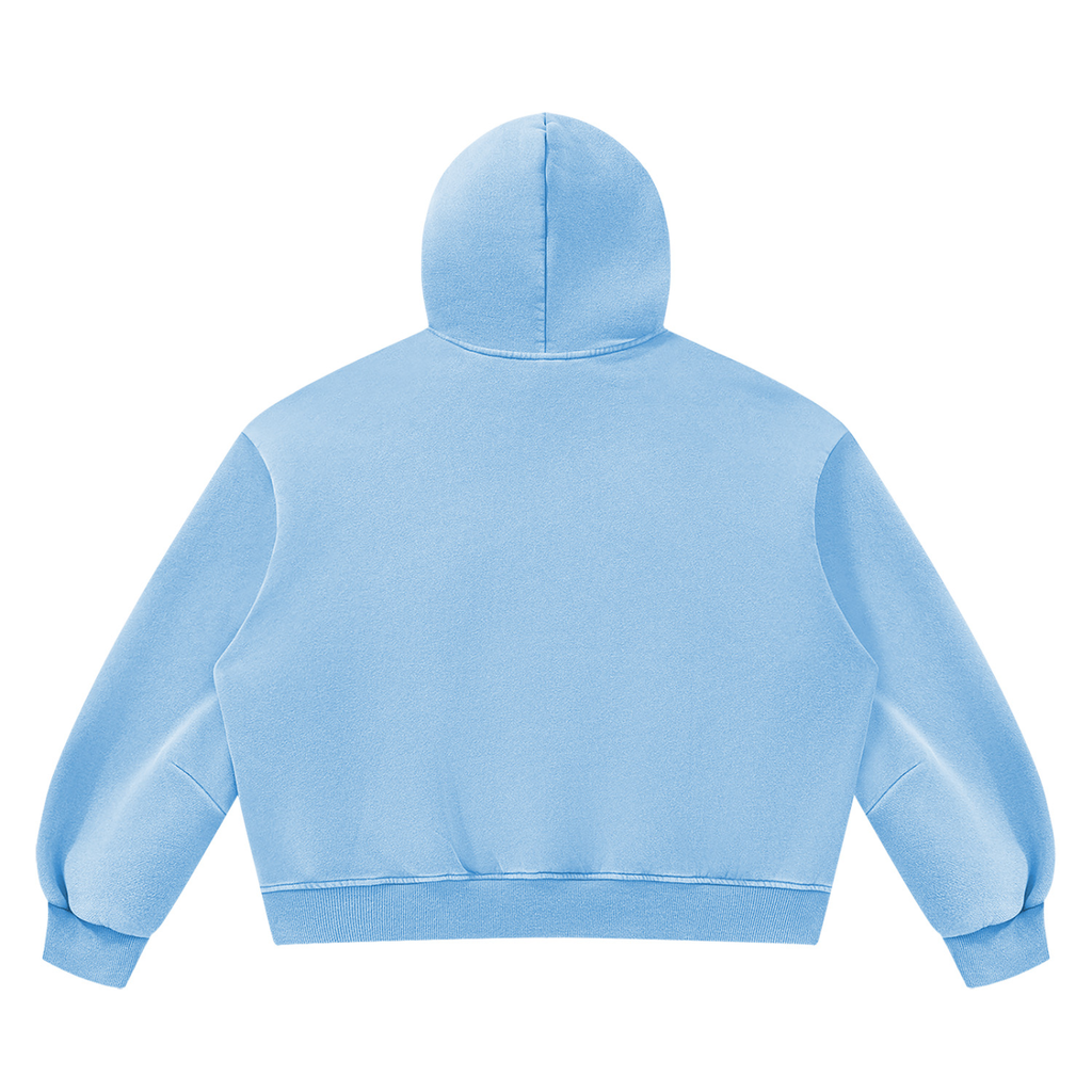 Classic Vintage Wash Boxy Fleece Hoodie