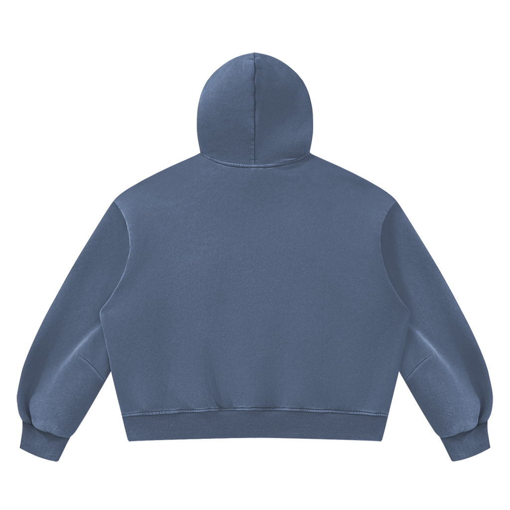 Classic Vintage Wash Boxy Fleece Hoodie