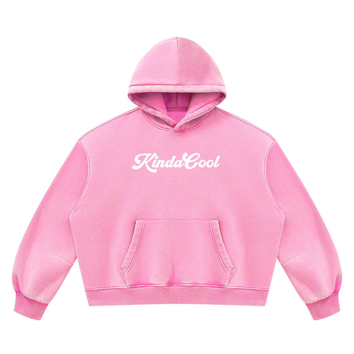 Classic Vintage Wash Boxy Fleece Hoodie
