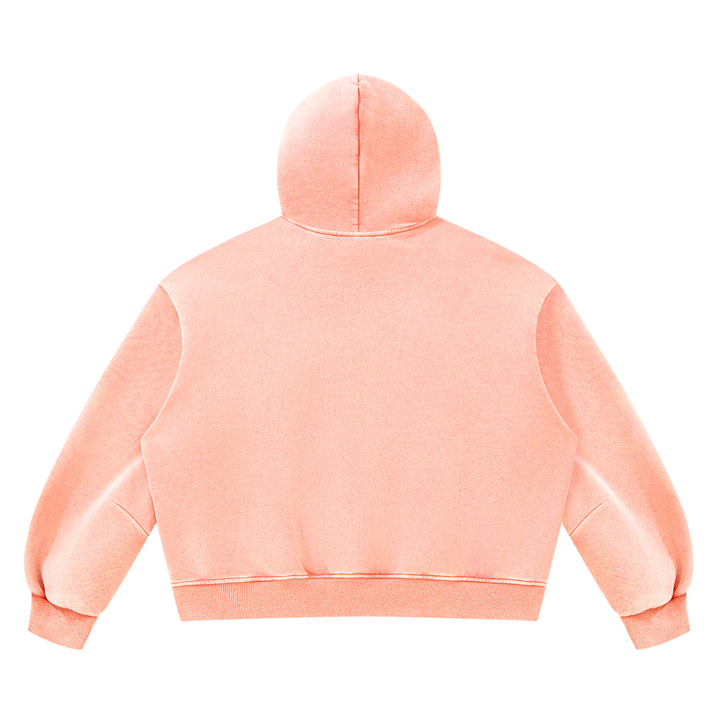 Classic Vintage Wash Boxy Fleece Hoodie