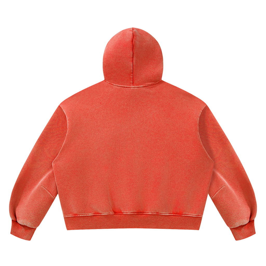Classic Vintage Wash Boxy Fleece Hoodie