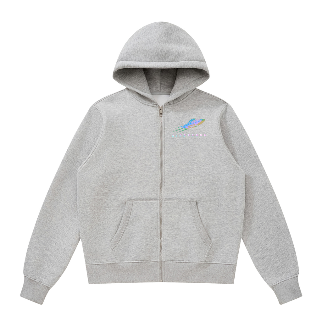 Spaceship Fleece Full Zip Hoodie